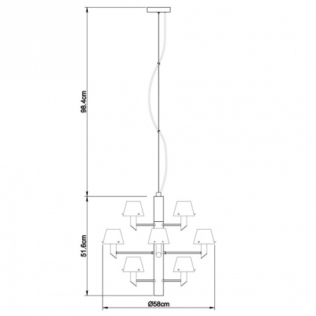 Фото Подвесная люстра Divinare Albero 1680/02 LM-12