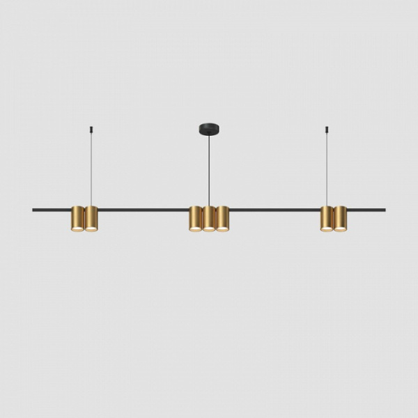 Открыть Подвесной светильник Denkirs Orbit DK4063-BK+SG Фото Подвесной светильник Denkirs Orbit DK4063-BK+SG