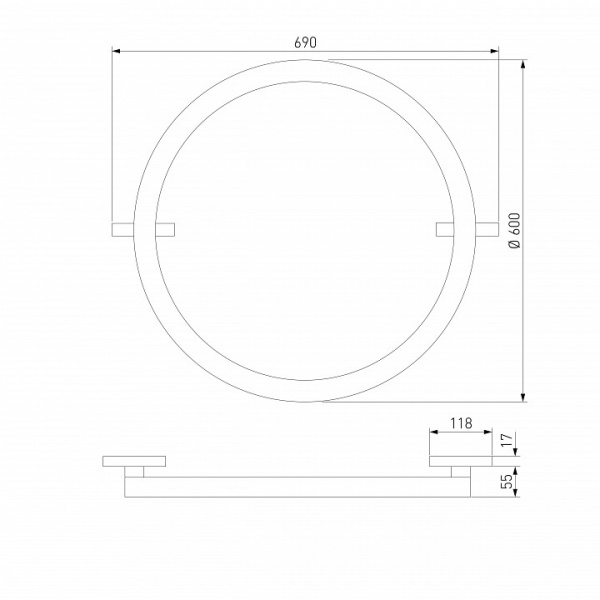 Фото Накладной светильник Elektrostandard Slim Magnetic a068912