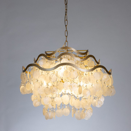 Открыть Подвесная люстра Arte Lamp Pipirima A4065SP-9SG Фото Подвесная люстра Arte Lamp Pipirima A4065SP-9SG