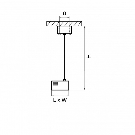Фото Подвес для трека Lightstar Barra 504299