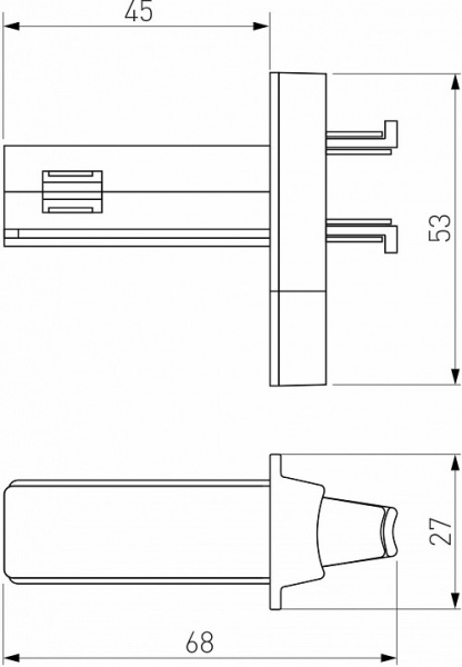 Фото Соединитель гибкий для треков Elektrostandard Slim Magnetic a063967