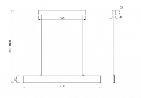Фото Подвесной светильник Maytoni Step P010PL-L23G3K