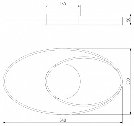 Фото Накладной светильник Eurosvet Caroline 90250/1 белый