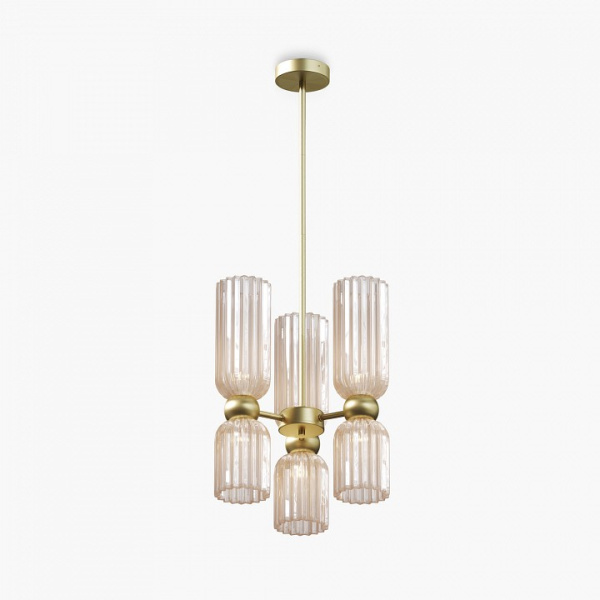 Фото Люстра на штанге Maytoni Antic MOD302PL-06CG