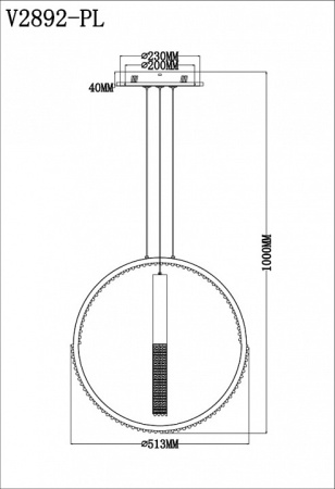 Фото Подвесной светильник Moderli Novas V2892-PL