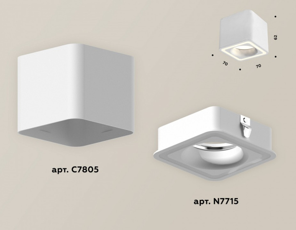Открыть Накладной светильник Ambrella Light XS XS7805020 Фото Накладной светильник Ambrella Light XS XS7805020
