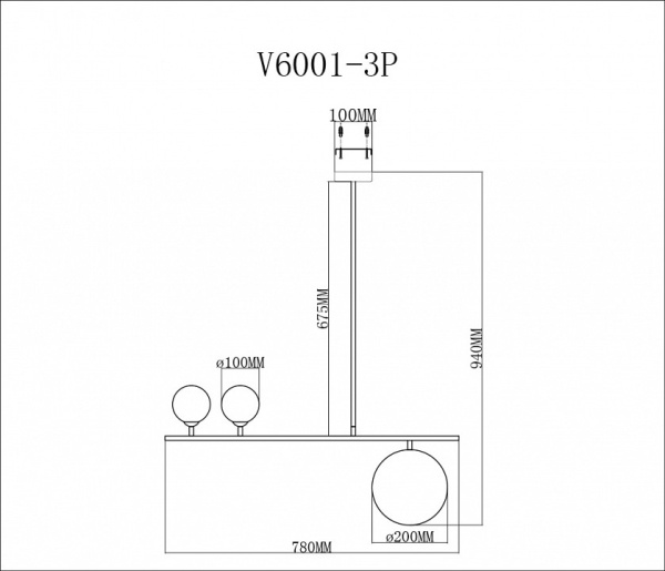 Открыть Светильник на штанге Moderli Sheman V6001-3P Фото Светильник на штанге Moderli Sheman V6001-3P