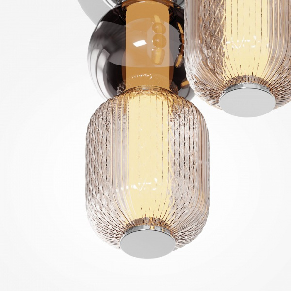 Фото Подвесная люстра Maytoni Drop MOD273CL-L60CH3K