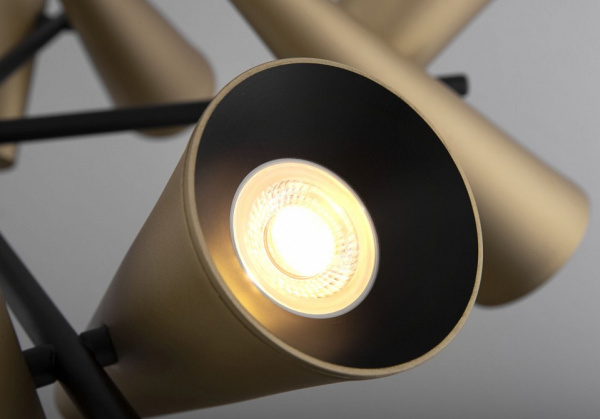 Фото Люстра на штанге Maytoni Giro MOD095PL-10BS