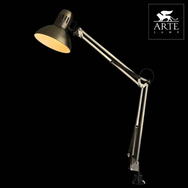 Фото Настольная лампа офисная Arte Lamp Senior A6068LT-1AB