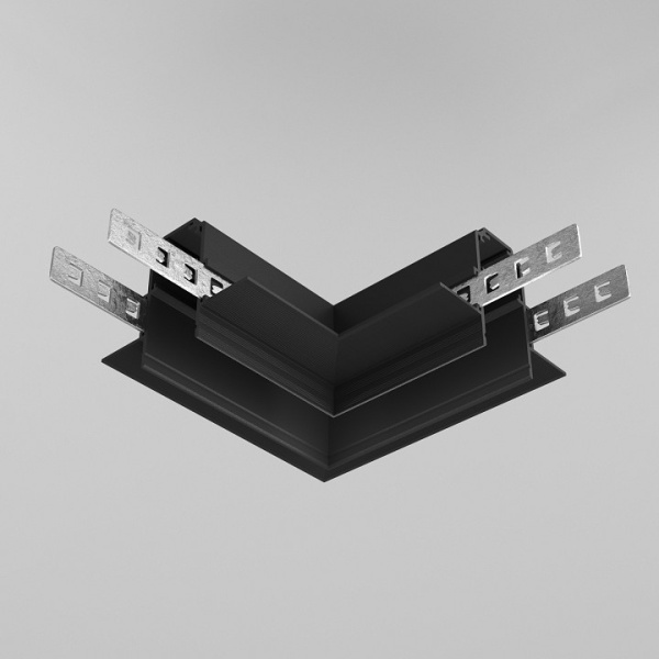 Фото Соединитель угловой L-образный для треков встраиваемых Maytoni Accessories for tracks Exility TRA034CL-42.12B