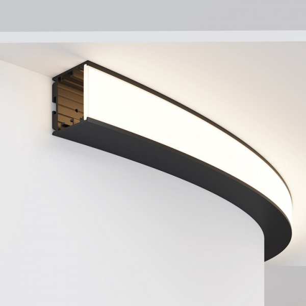 Фото Профиль накладной Maytoni Led strip ALM-3535R-B-EX-90°-1.5M