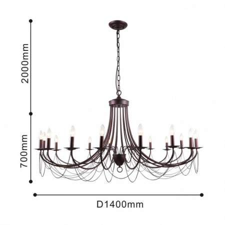 Фото Подвесная люстра F-promo Plini 2590-18P