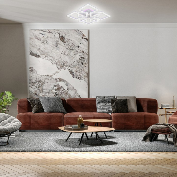 Фото Потолочная люстра Escada Aquarius 10287/8LED BL