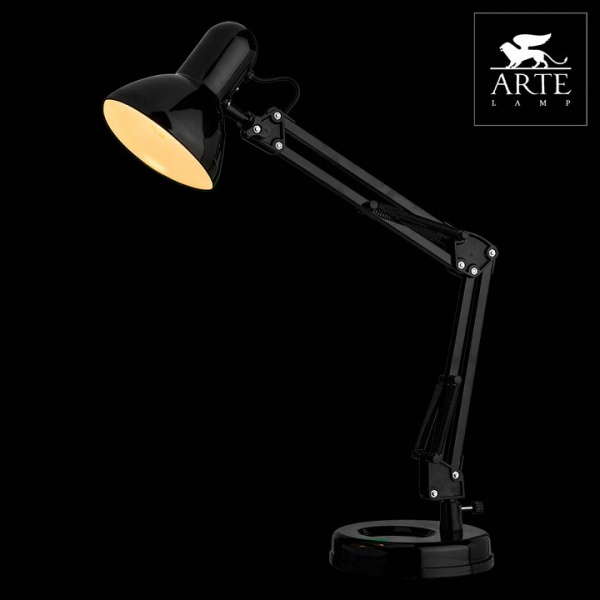 Фото Настольная лампа офисная Arte Lamp Junior A1330LT-1BK