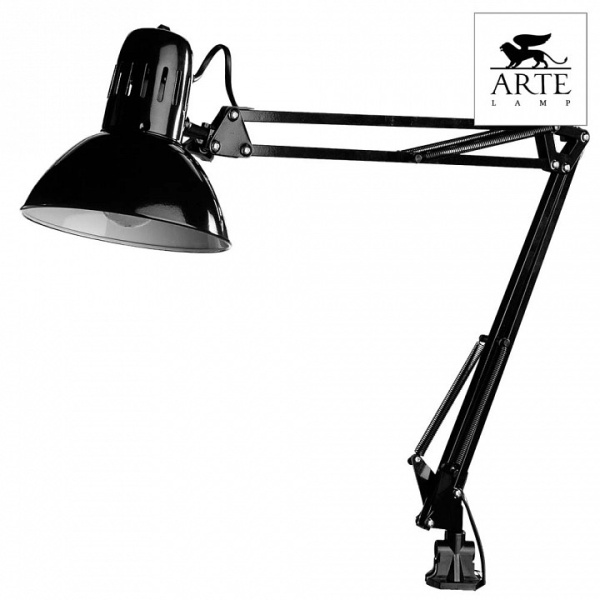 Фото Настольная лампа офисная Arte Lamp Senior A6068LT-1BK