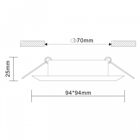 Фото Встраиваемый светильник ST-Luce Ovasis ST204.508.01