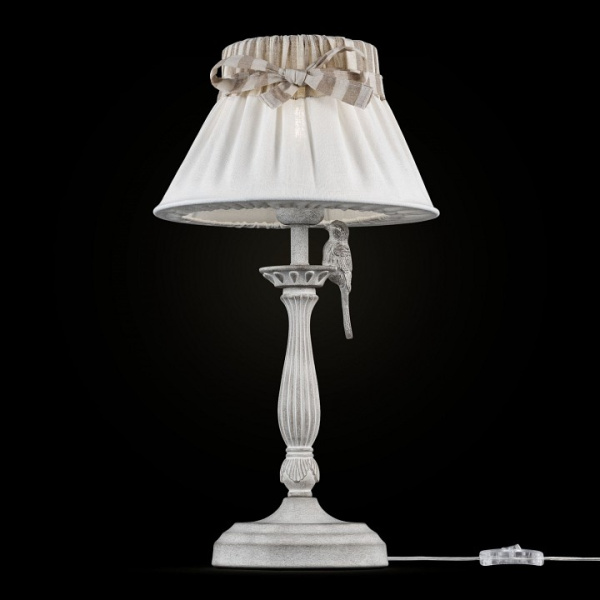 Фото Настольная лампа декоративная Maytoni Bird ARM013-11-W