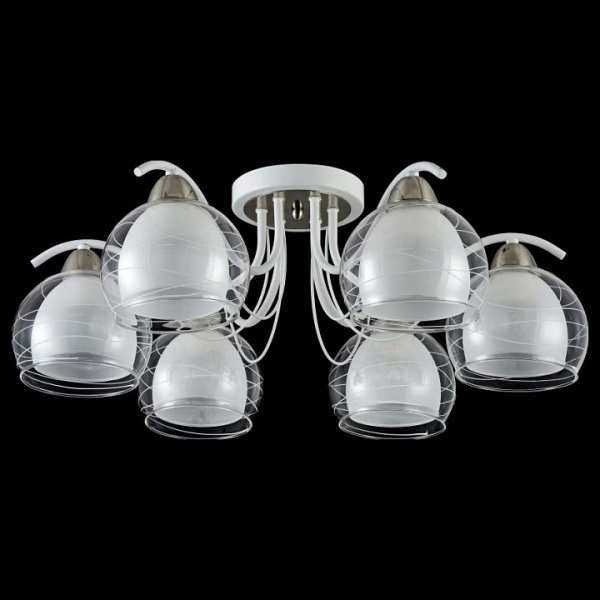 Фото Потолочная люстра Freya Nikki FR5052-CL-06-W