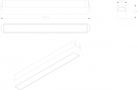 Открыть Накладной светильник Denkirs AIR LINEAR DK5360-BK Фото Накладной светильник Denkirs AIR LINEAR DK5360-BK