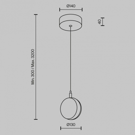 Фото Подвесной светильник Maytoni Mind MOD299PL-L10BC3K