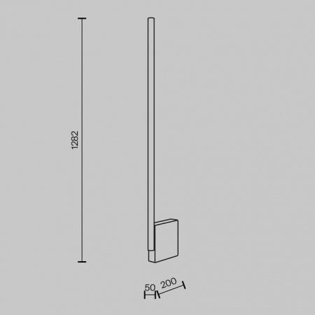 Фото Торшер Maytoni Solid MOD277FL-L24GR3K