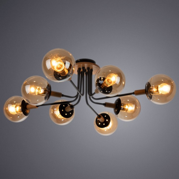 Фото Люстра на штанге Arte Lamp Oxford A2716PL-8BK