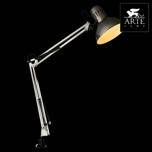 Фото Настольная лампа офисная Arte Lamp Senior A6068LT-1SS