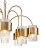 Открыть Подвесная люстра Indigo Eleganza 12019/A/8P Brass Фото Подвесная люстра Indigo Eleganza 12019/A/8P Brass