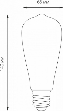 Фото Лампа светодиодная Elektrostandard ST64 F E27 6Вт 3300K a048279