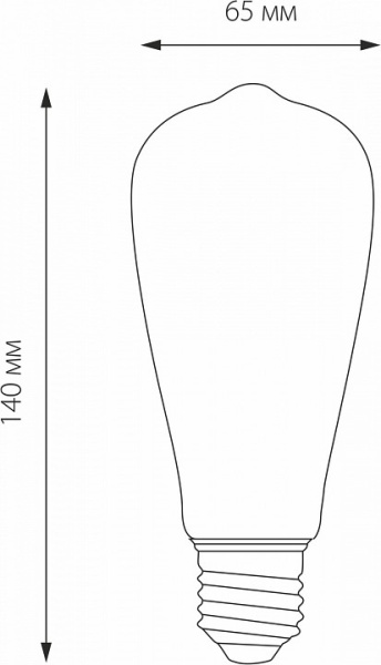 Фото Лампа светодиодная Elektrostandard ST64 F E27 6Вт 3300K a048279