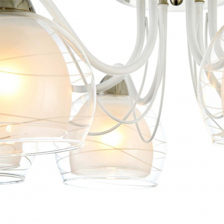 Фото Потолочная люстра Freya Nikki FR5052-CL-06-W