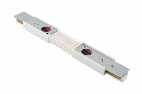 Открыть Соединитель гибкий для треков Denkirs DK Track White TR1106-WH Фото Соединитель гибкий для треков Denkirs DK Track White TR1106-WH