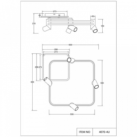 Фото Потолочная люстра Favourite Cosmical 4070-4U