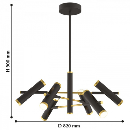 Фото Люстра на штанге Favourite Duplex 2324-12P