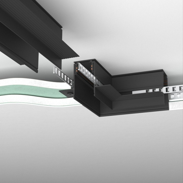 Фото Соединитель угловой L-образный для треков встраиваемых Elektrostandard Slim Magnetic a067508
