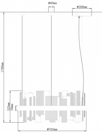 Фото Подвесной светильник Wertmark Lotta WE460.01.023