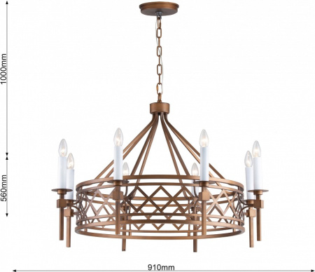 Фото Подвесная люстра Favourite Eques 2878-8P