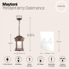 Открыть Подвесной светильник Maytoni Salamanca O031PL-01BR Фото Подвесной светильник Maytoni Salamanca O031PL-01BR