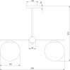 Открыть Люстра на штанге Eurosvet Marbella 60147/3 черный Фото Люстра на штанге Eurosvet Marbella 60147/3 черный