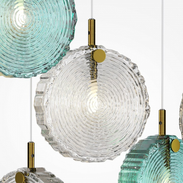 Фото Подвесная люстра Maytoni Frozen MOD254PL-07BS