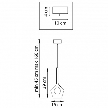 Фото Подвесной светильник Lightstar Vetro 801201