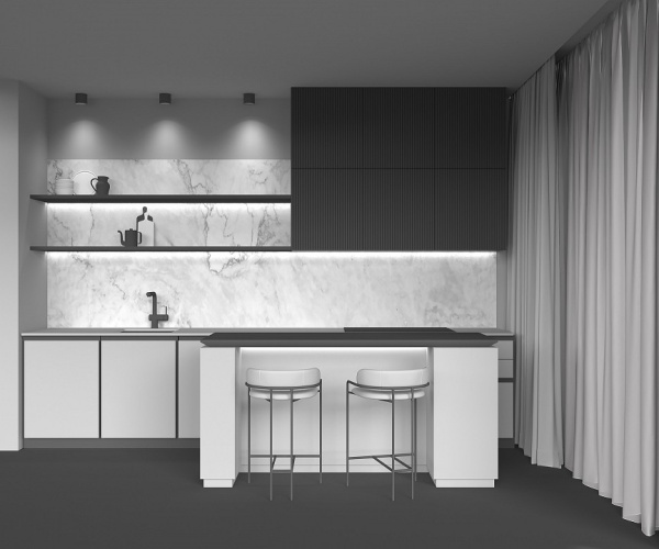 Фото Накладной светильник Maytoni Alfa LED C064CL-01-15W3K-D-RD-B