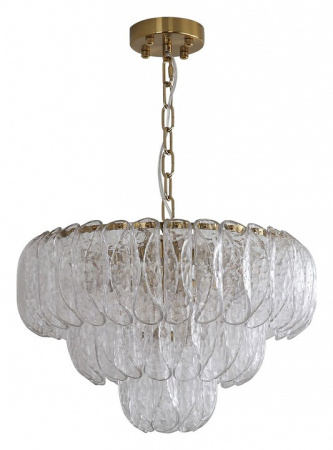 Открыть Подвесная люстра Indigo Dalia 12034/11P Brass Фото Подвесная люстра Indigo Dalia 12034/11P Brass