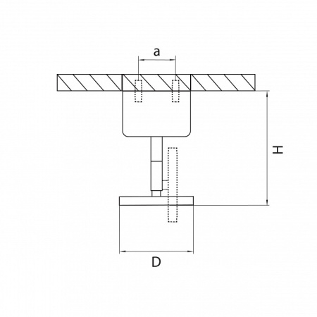 Фото Основание на штанге Lightstar Rullo 590010