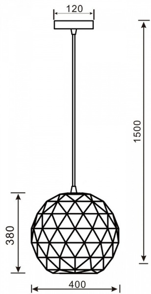 Фото Подвесной светильник Deko-Light Asterope round 342133