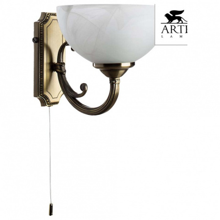 Открыть Бра Arte Lamp Windsor A3777AP-1AB Фото Бра Arte Lamp Windsor A3777AP-1AB