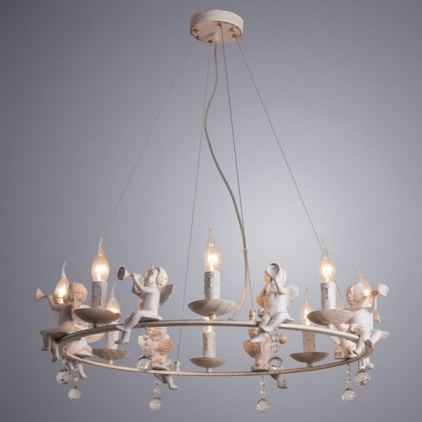 Фото Подвесная люстра Arte Lamp Amur A1133SP-8WG