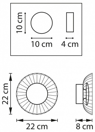 Фото Накладной светильник Lightstar Celesta 809015